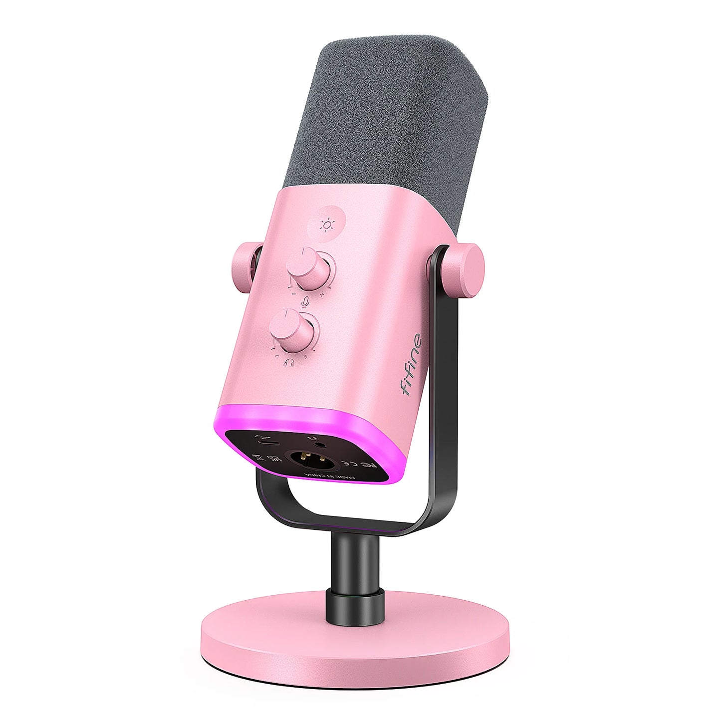 USB/XLR Dynamic Gaming Microphone – PC & PS5 Streaming Mic with Touch Mute & Headphone Jack
