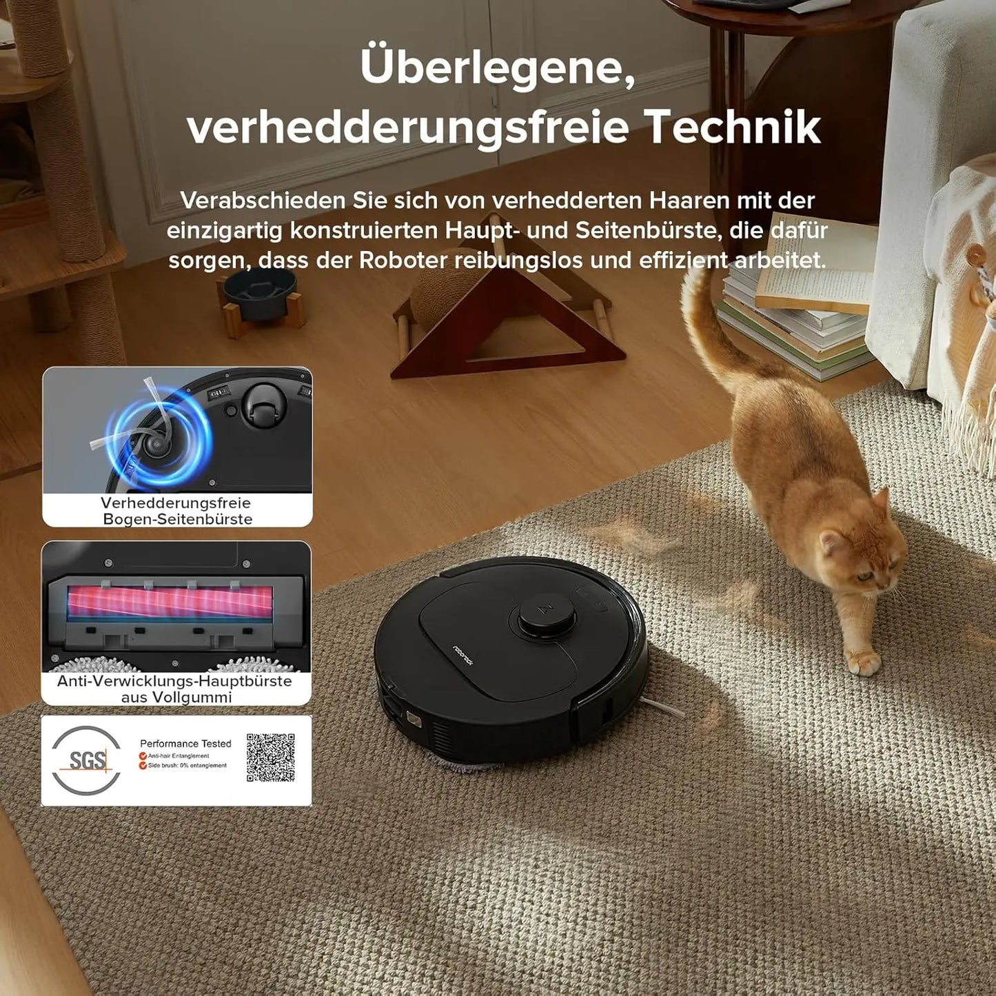 PurePath Max Robot Vacuum & Mop with 8000Pa Suction, Self-Empty Dock & Smart Navigation