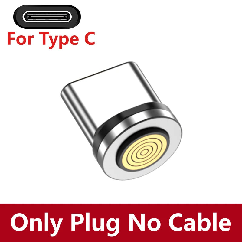 Cabo de carregamento rápido magnético 3 em 1 AUFU 100W – Conector múltiplo USB-C para iPhone, Samsung, MacBook e mais