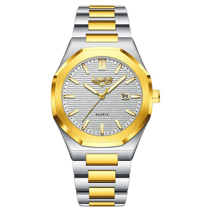 LIGE Luxury Fashion Women’s Watch – Classic Stainless Steel Waterproof Timepiece with Calendar & Luminous Hands
