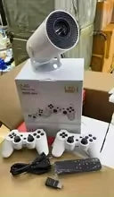 Portable Retro Gaming Projector with 64GB Games