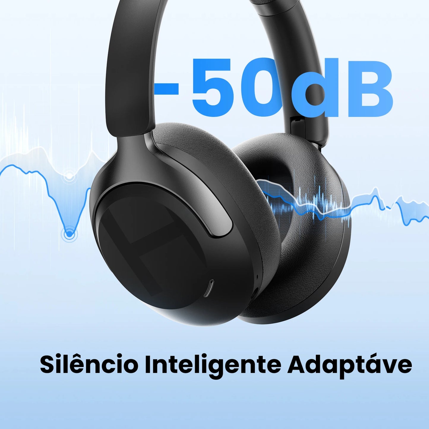 HAYLOU S40 Wireless ANC Headphones – 50dB Noise Cancelling, Hi-Res LDAC & 3D Spatial Audio