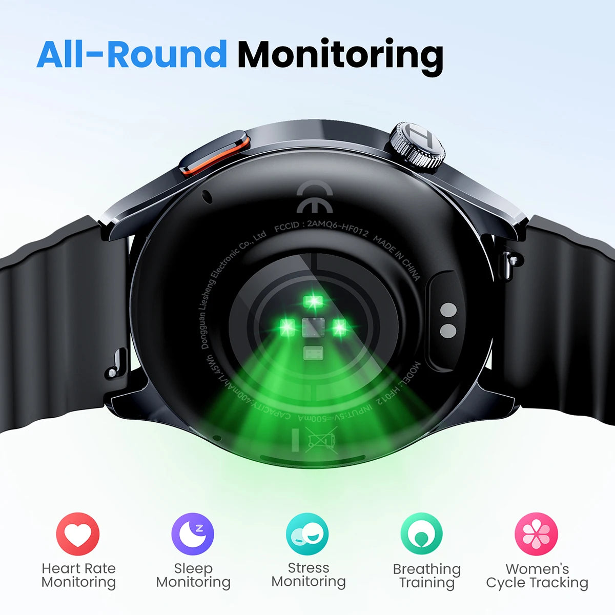 HAYLOU Watch 4S Advanced Fitness Smartwatch – HD AMOLED Screen, Multi-Satellite GPS & 120+ Sport Modes
