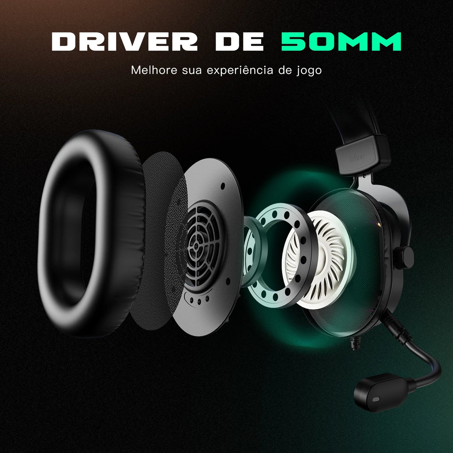 Auriculares RGB para gaming con sonido envolvente 7.1 – Cascos supraaurales con micrófono para PC, PS5 y PS4