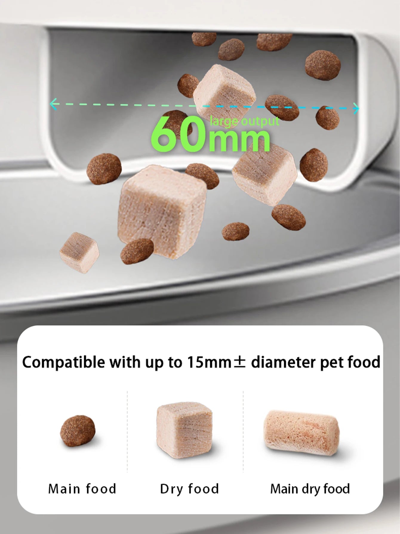 WhiskerWatch Pro Smart Cat Food Dispenser with Camera, 2.4G/5G WiFi & Tuya App