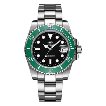Reloj de Cuarzo de Acero Inoxidable para Hombre – Reloj Impermeable de Negocios y Deportes al Aire Libre