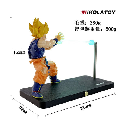 Dragon Ball Goku Kamehameha Magnetic Light Lamp – Anime Collectible Gift Ornament