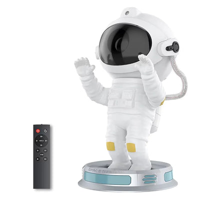 Kids Astronaut Star Projector Night Light with Remote Control & 360° Adjustable Design
