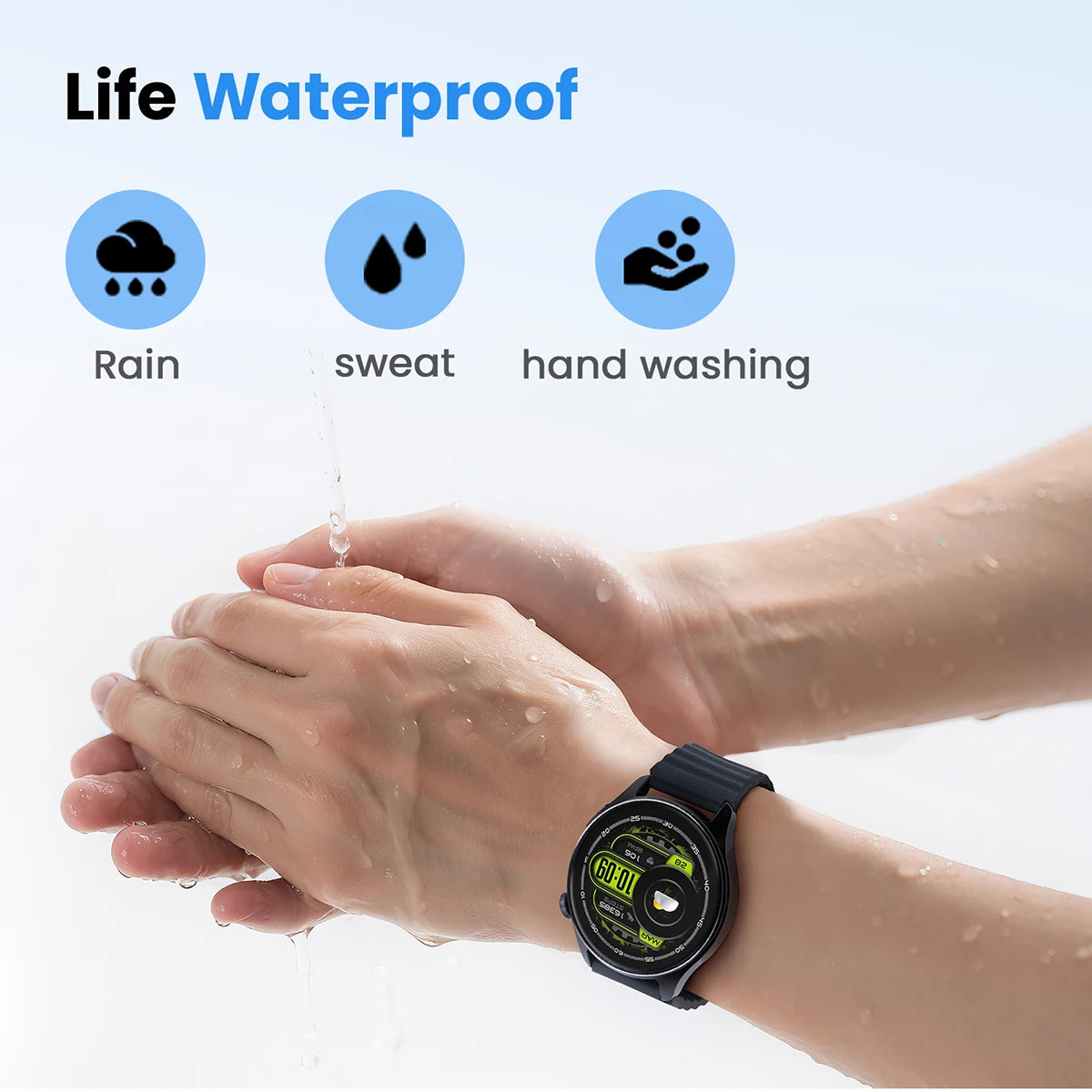 HAYLOU Watch 4S Advanced Fitness Smartwatch – HD AMOLED Screen, Multi-Satellite GPS & 120+ Sport Modes