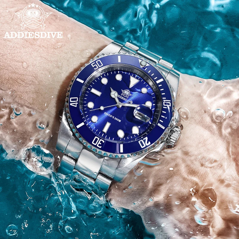 Reloj de Cuarzo de Acero Inoxidable para Hombre – Reloj Impermeable de Negocios y Deportes al Aire Libre