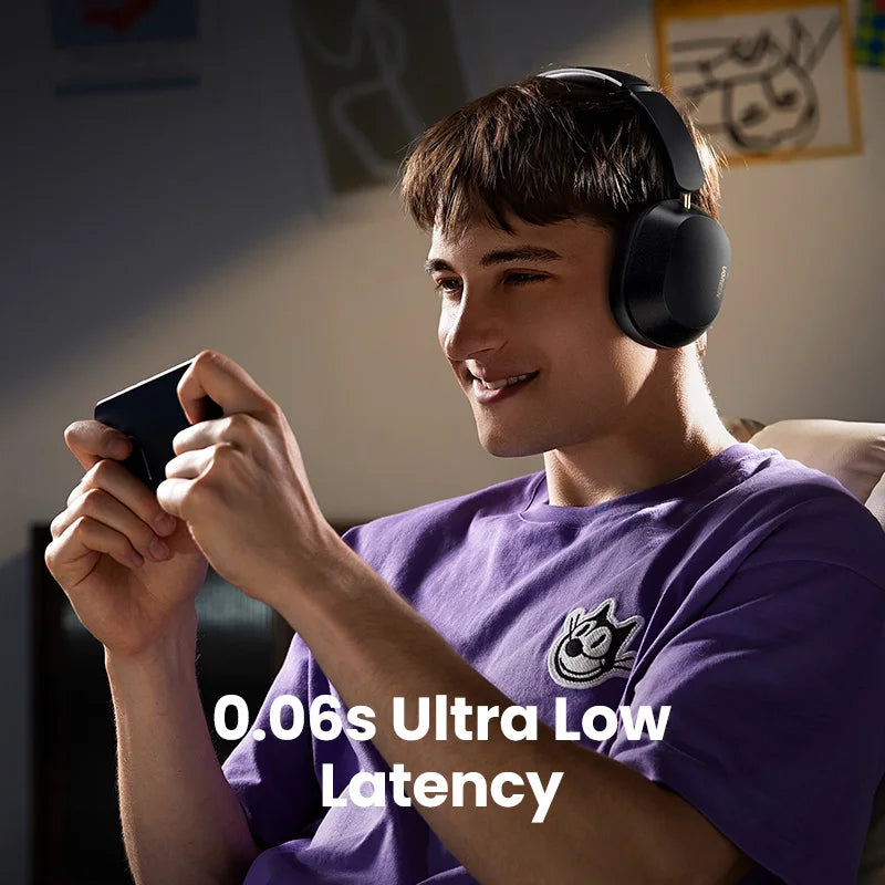UGREEN Max5c Wireless ANC Headphones – 43dB Noise Cancelling, Hi-Res LDAC & 75H Battery Life